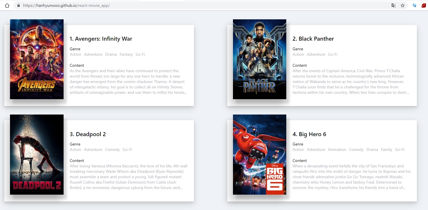 YIFY 영화 다운로드 순위 TOP20